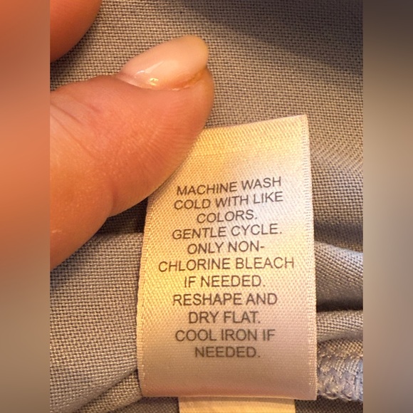 J. Jill Relaxed Fit Light Blue V-Neck Short Sleeve Pocket Tee Size XL Oversized - Picture 12 of 12